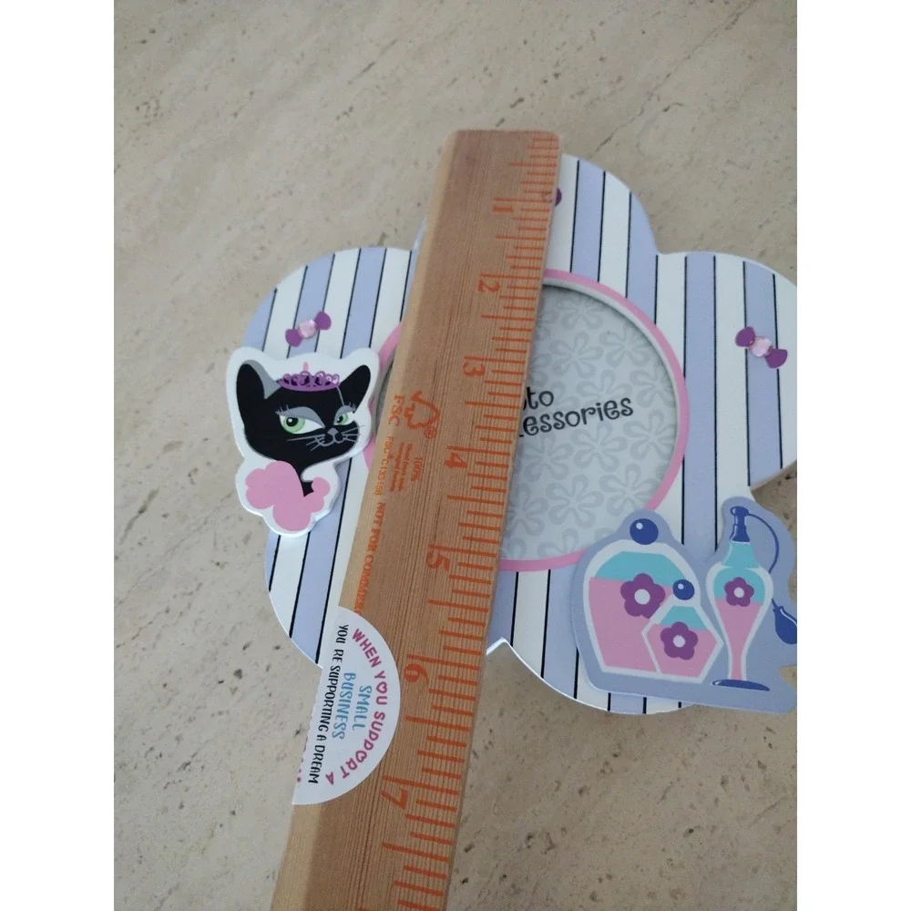 Novelty Wooden Picture Frame‎ Cats Lovers Multicolor Selfstand
